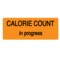 Nevs Calorie Count In Progress Label 7/8 x 1-5/8" DFW-0004 - alternate 1